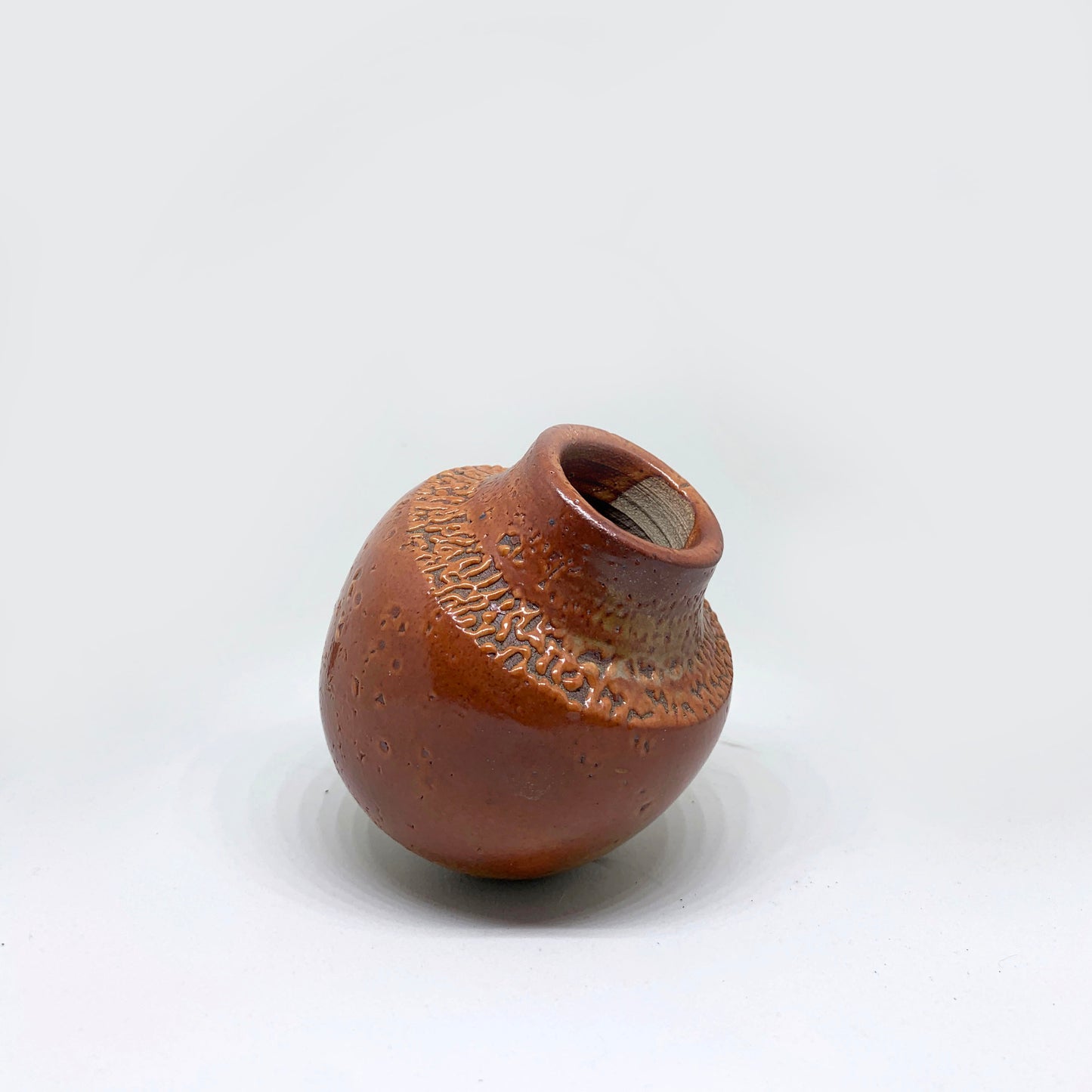 Small Shino Crawl Vase