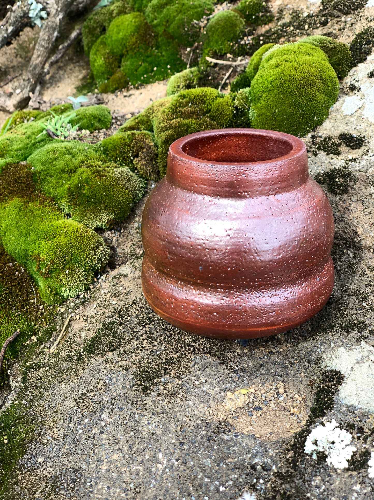 Short Lump Malcolm Davis Shino Vase
