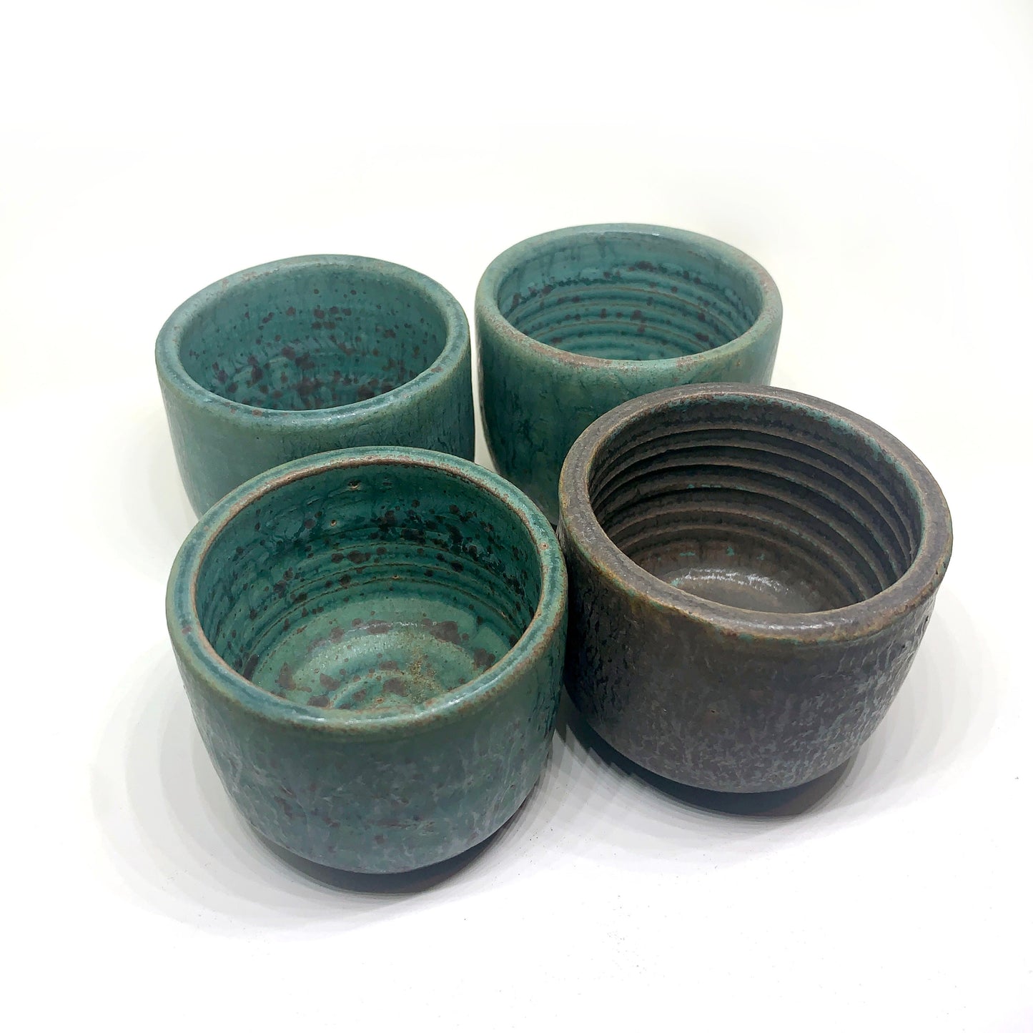 Set of 4 Oribe Teacups