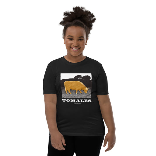 Tomales Highland Cow Youth Short Sleeve T-Shirt