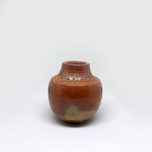 Small Shino Crawl Vase