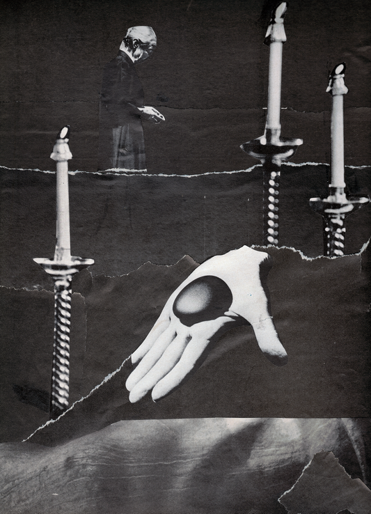 "Black Magic" Collage Print