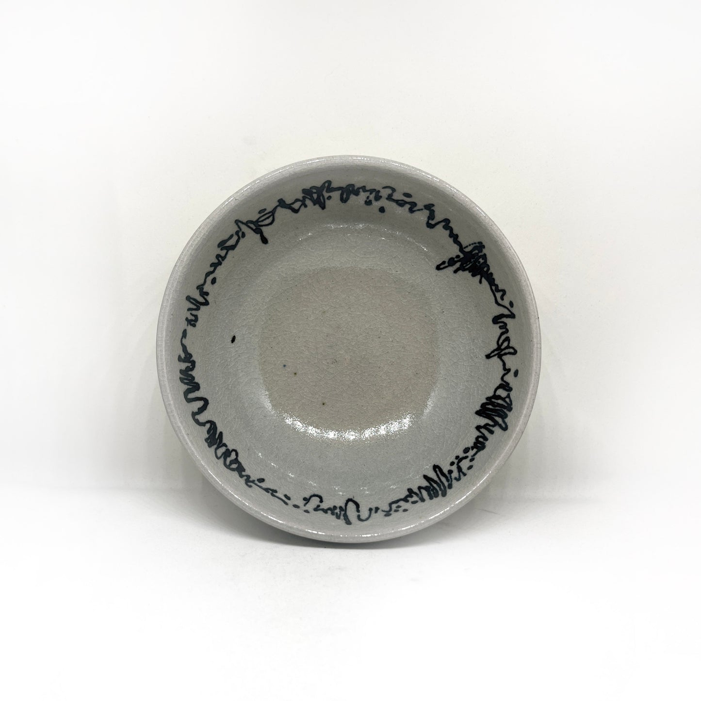 Scribble Celadon Bowl