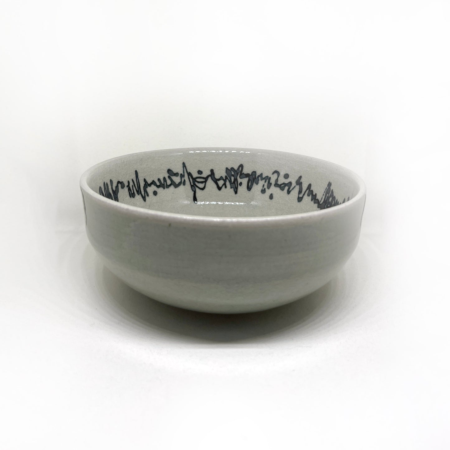 Scribble Celadon Bowl