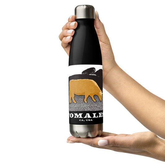 Tomales Highland Cow Stainless Steel Water Bottle